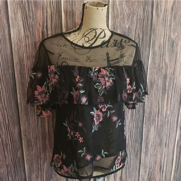 3 for $25 Embroidered Floral Top  - Picture 6 of 11